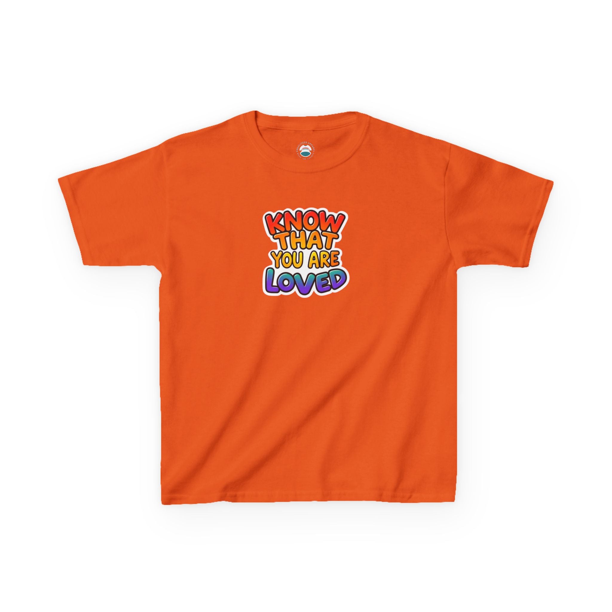 Know That You Are Loved Heavy Cotton™ Tee - Peace Tee for Children - EqualiTees.Me