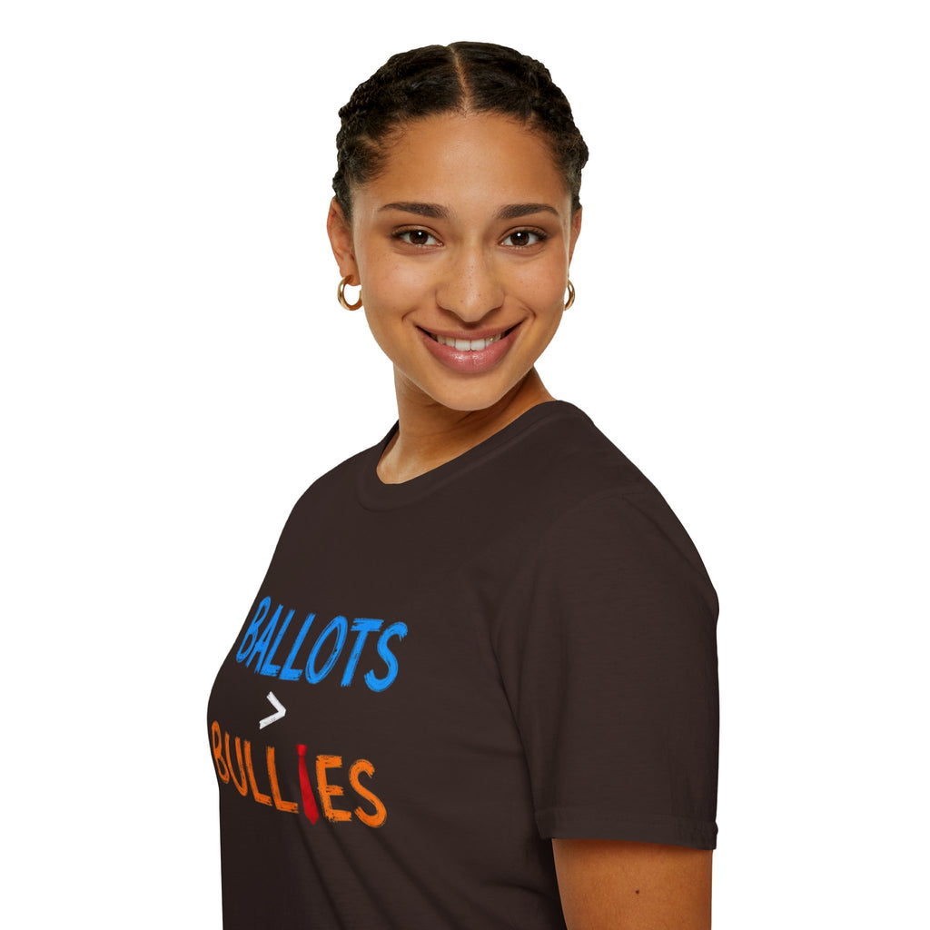 Ballots are Greater Than Bullies T-Shirt
