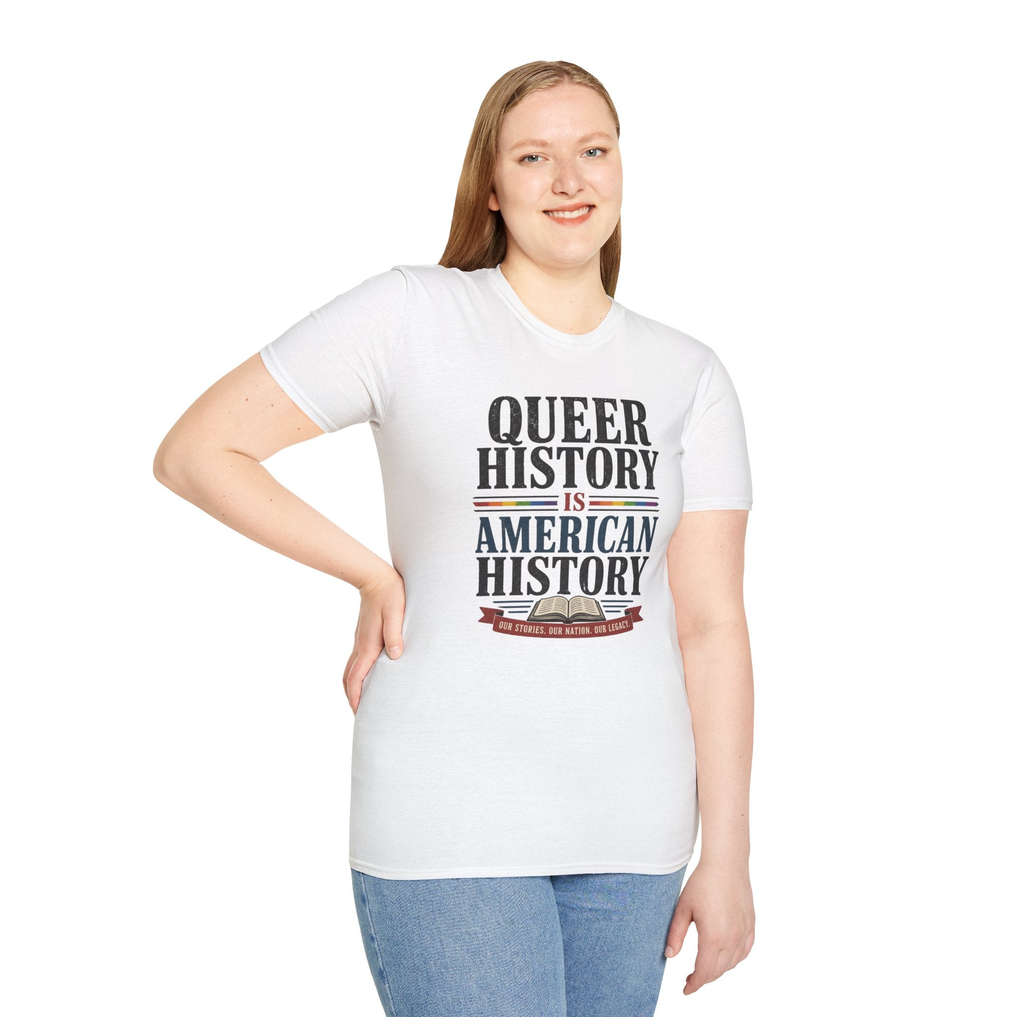 Queer History Is American — Graphic T-Shirt