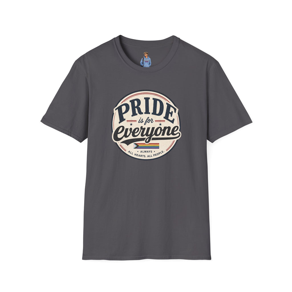 Pride Is for Everyone T-Shirt — Inclusive Retro Pride Tee