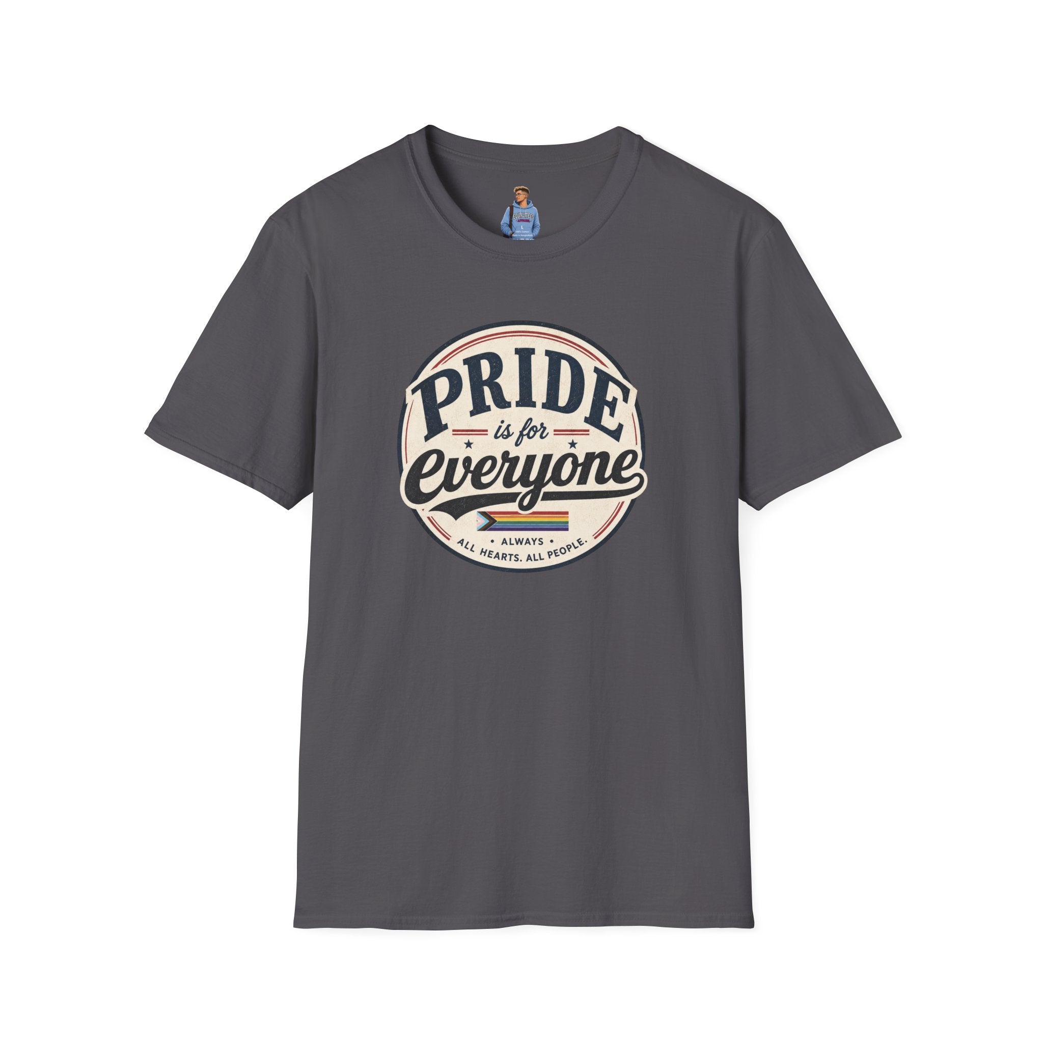 Pride Is for Everyone T-Shirt — Inclusive Retro Pride Tee
