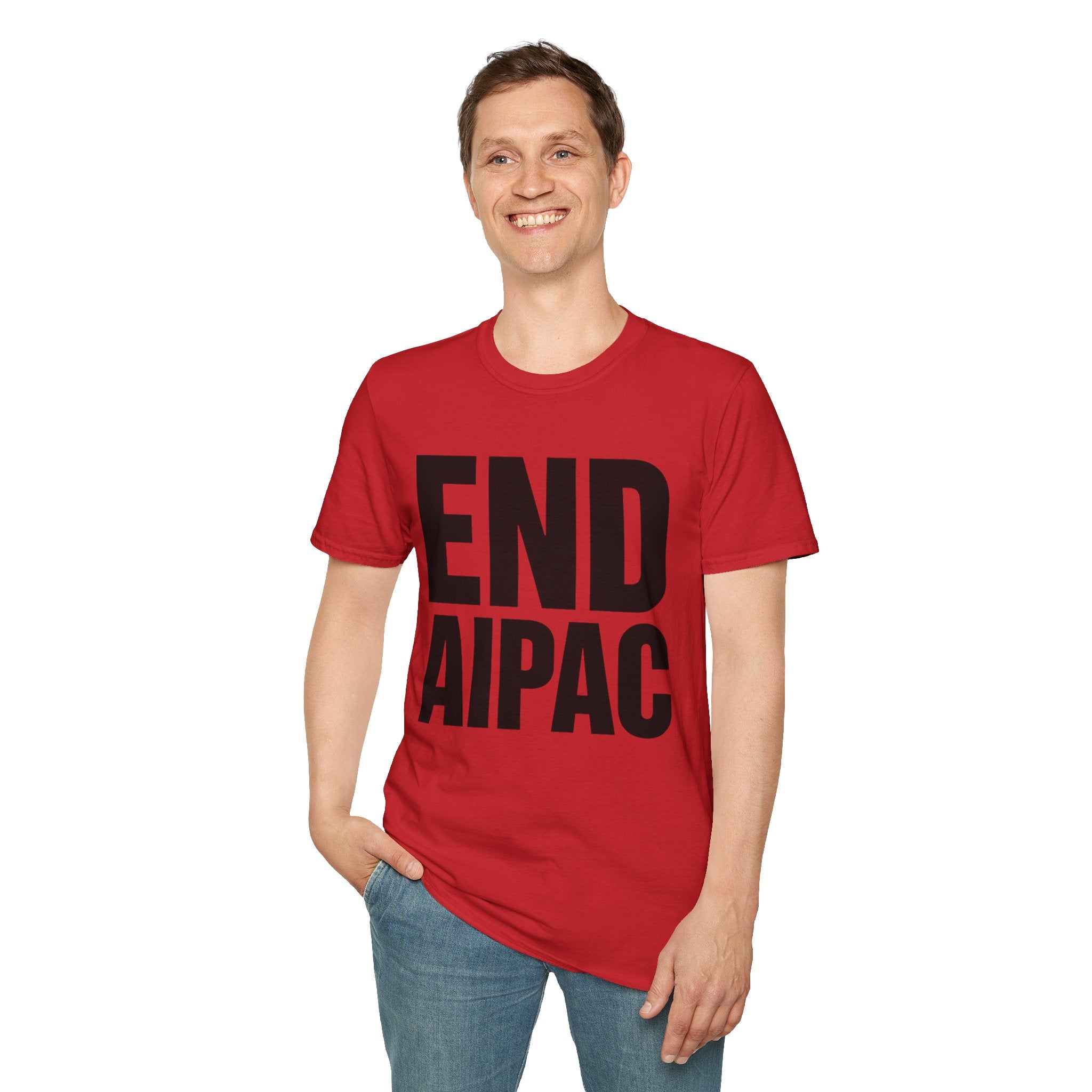 END AIPAC Bold Protest T-Shirt
