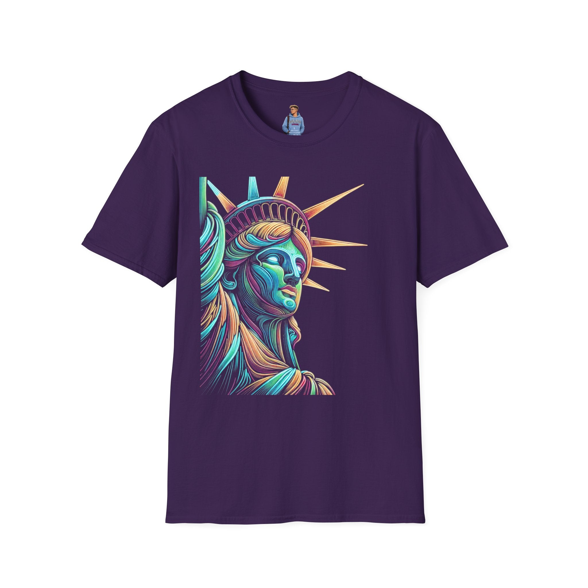 Lady Liberty - Softstyle Unisex T-Shirt