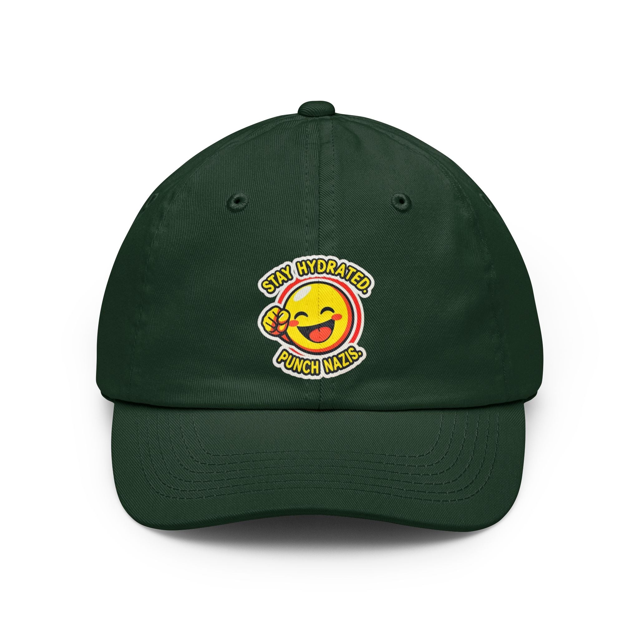 "Stay Hydrated Punch Nazis" Smiley Cap