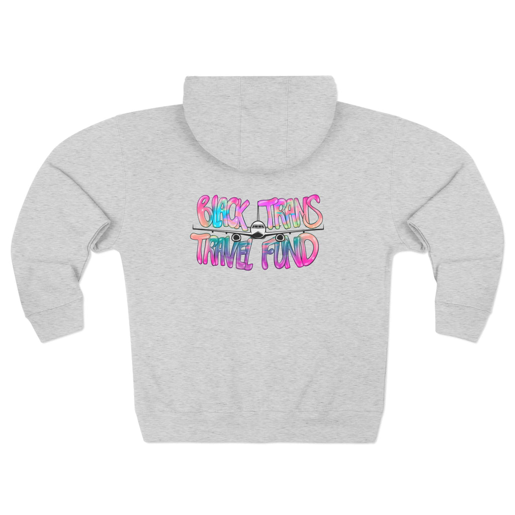 BTTF - Black Trans Travel Fund Unisex Zip-Up Hoodie