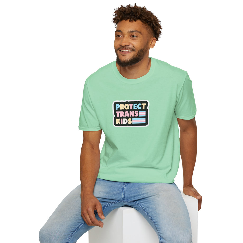 Camiseta unisex de estilo suave "Protect Trans Kids" - Empowerment &amp; Pride Apparel