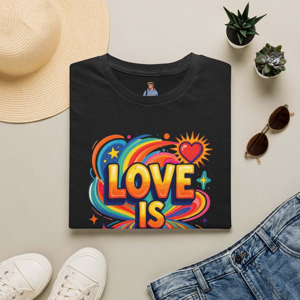Love Is My Religion Retro Rainbow Graphic T-shirt