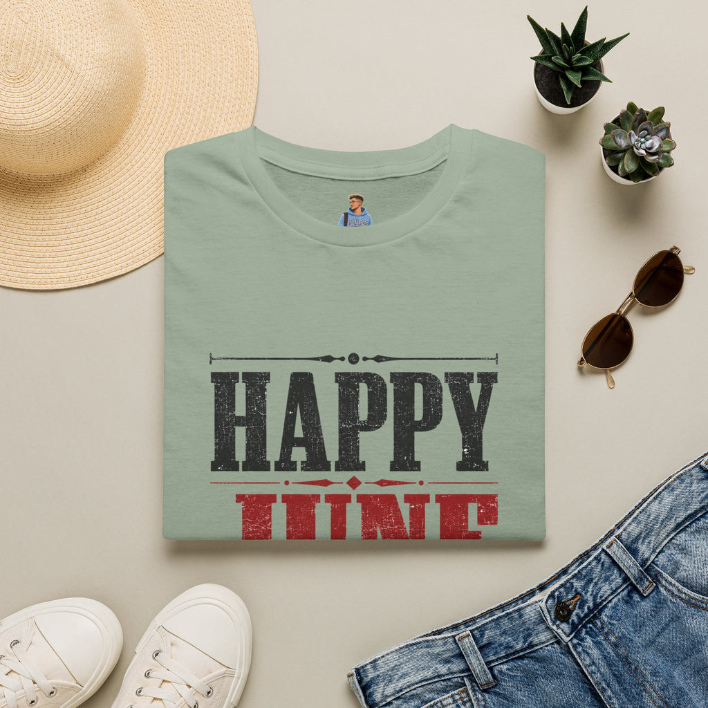 Juneteenth T-Shirt — "Happy Juneteenth" Celebration Tee