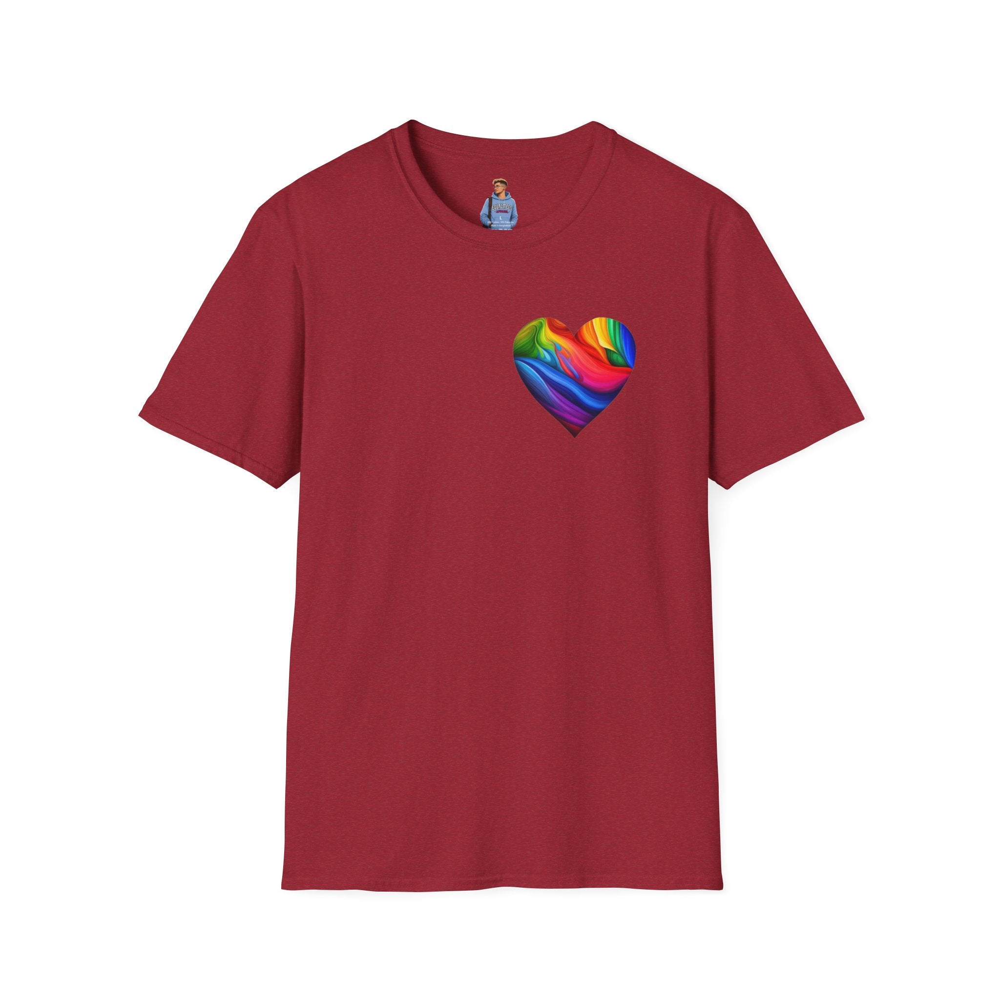 Pride Heart Design T-shirt