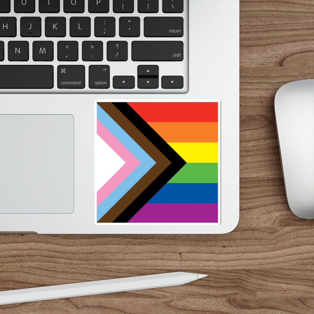 Die-Cut Stickers - Updated Pride Flag - EqualiTees.Me