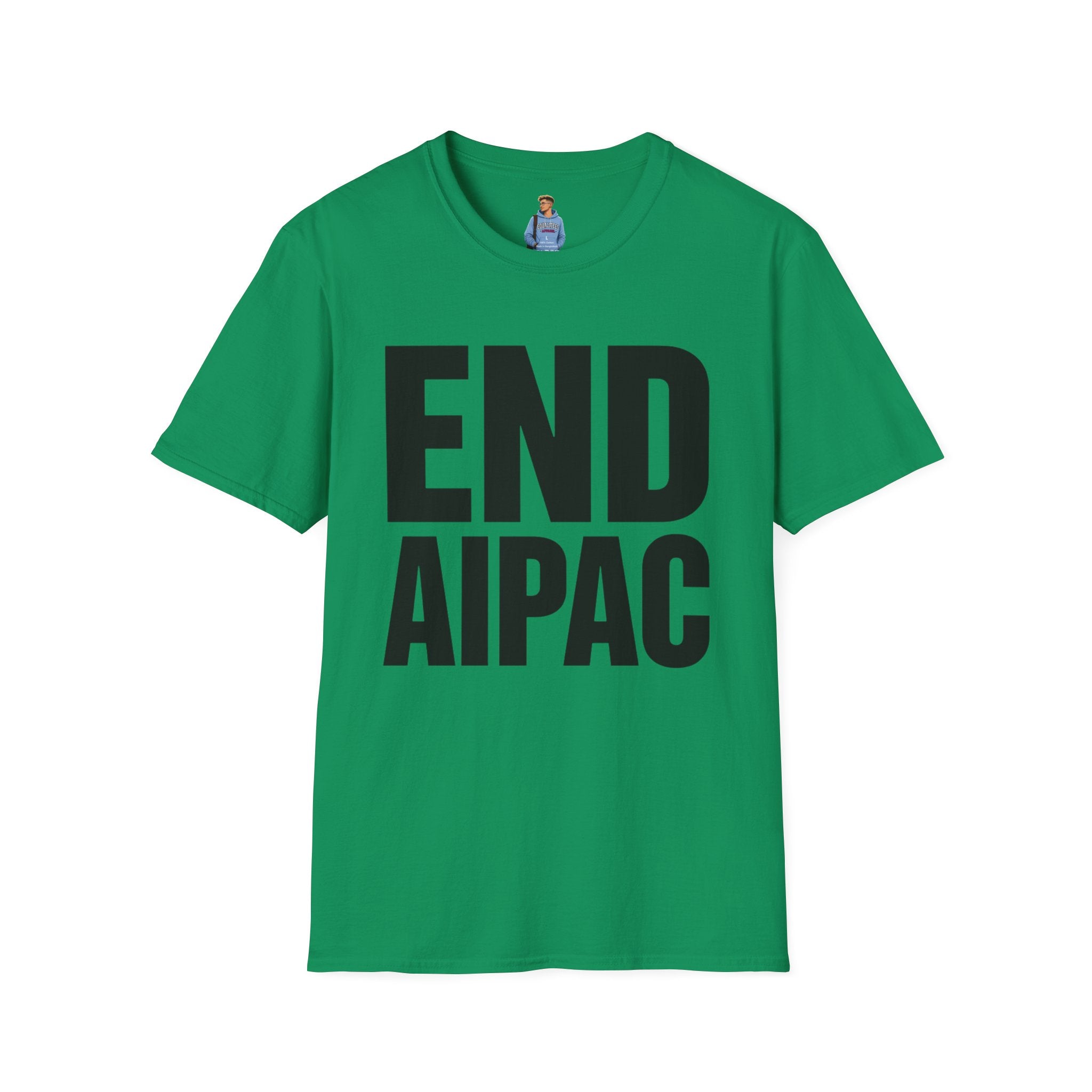 END AIPAC Bold Protest T-Shirt