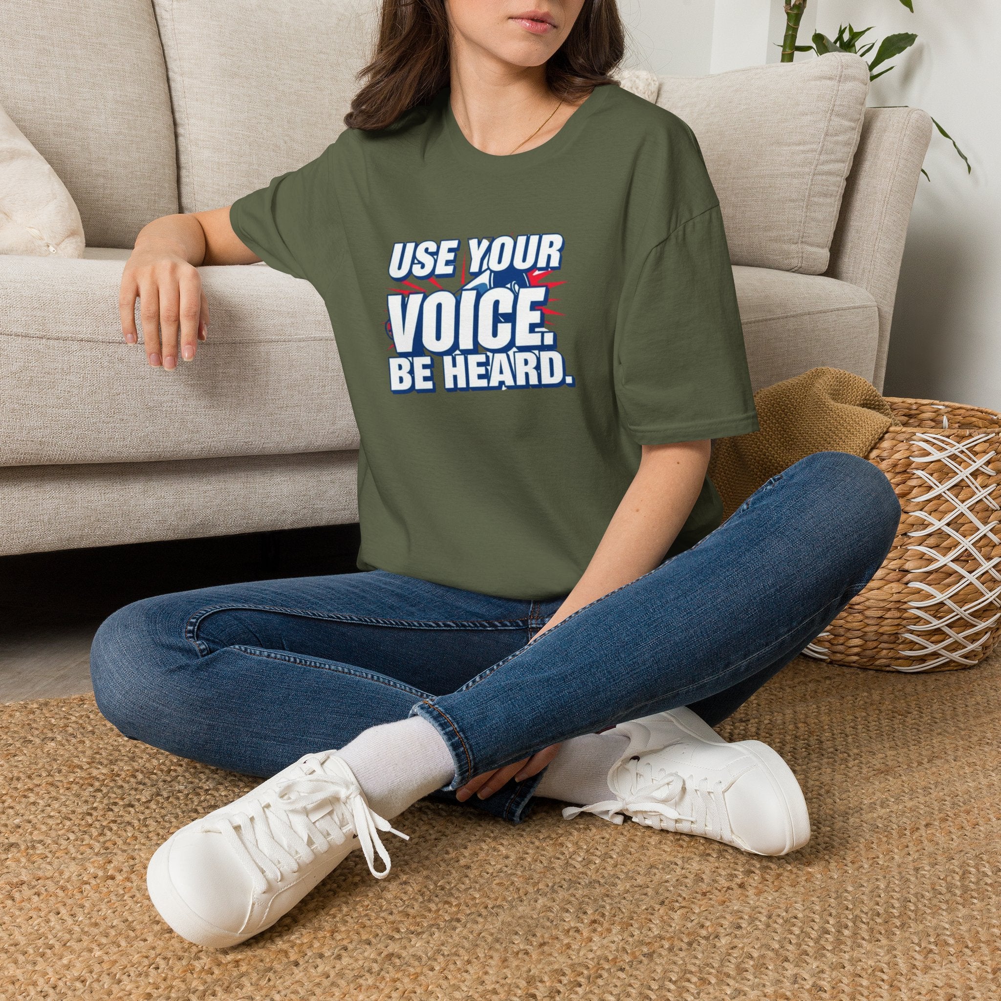 Camiseta de empoderamiento: usa tu voz y hazte escuchar