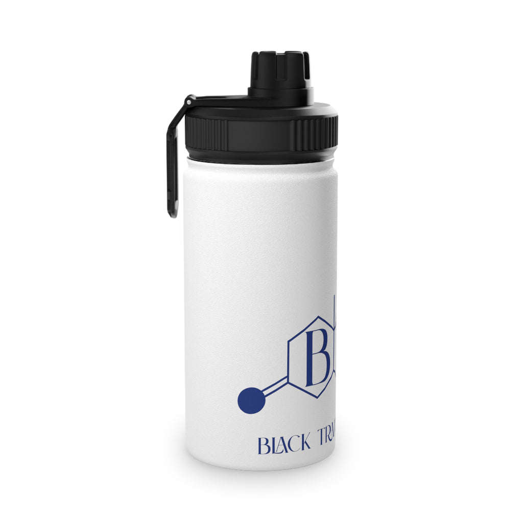 BTTF - Black Trans Travel Fund Logo Stainless Steel Sports Water Bottle