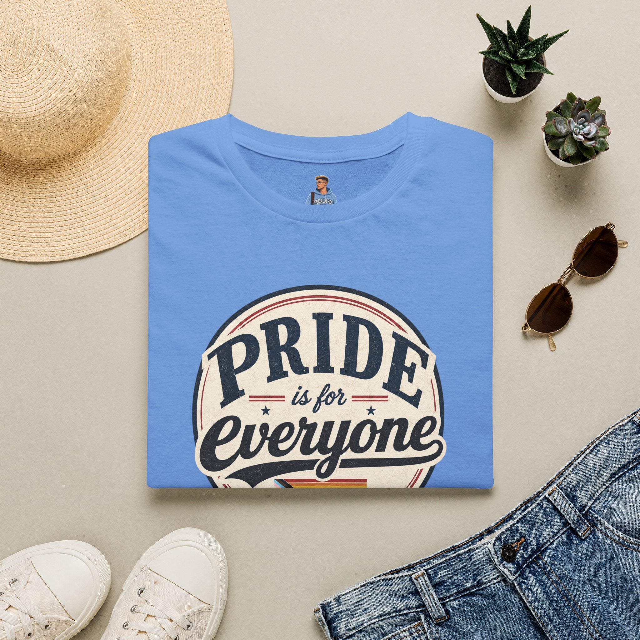 Pride Is for Everyone T-Shirt — Inclusive Retro Pride Tee
