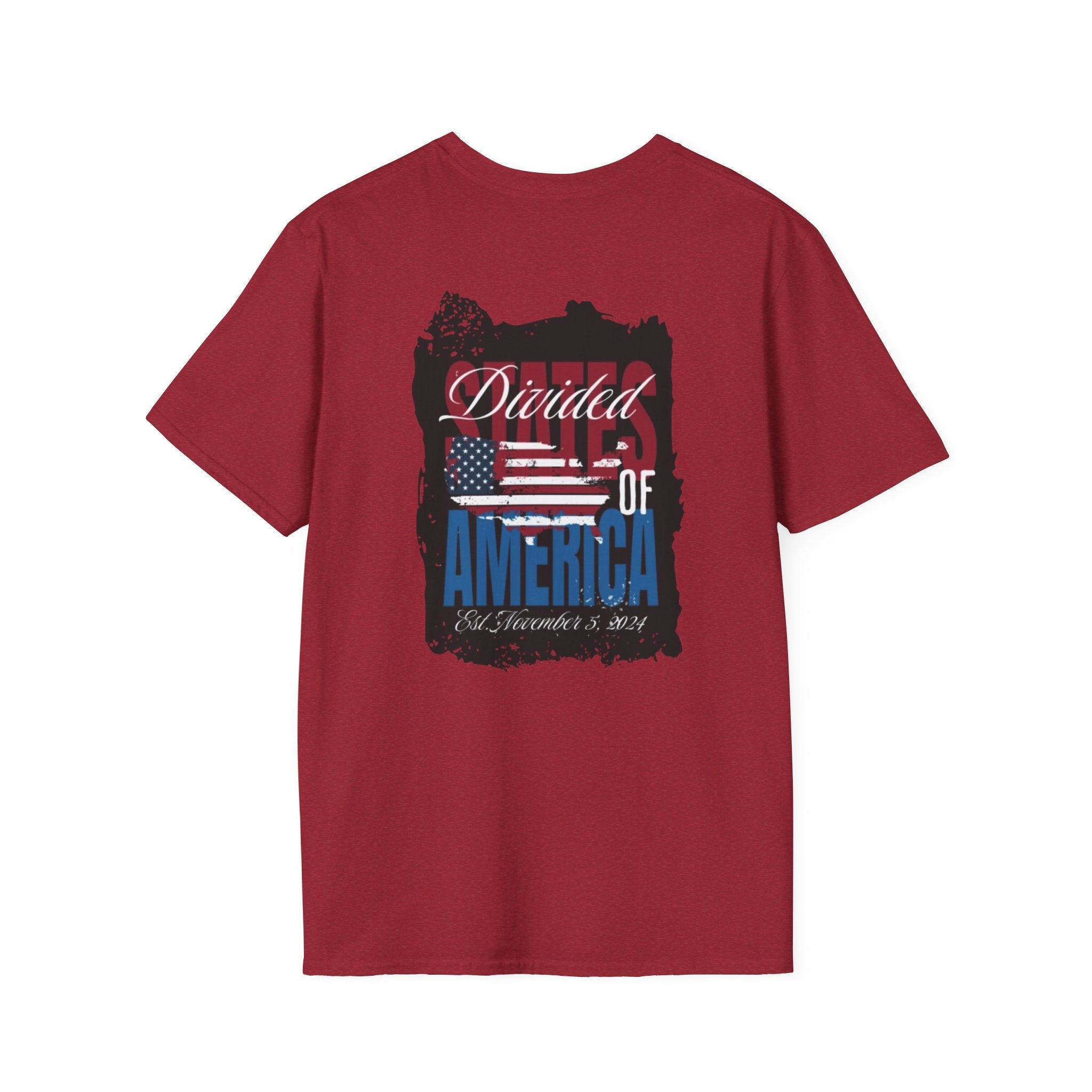 Divided States of America Graphic Tee Softstyle Unisex T-Shirt