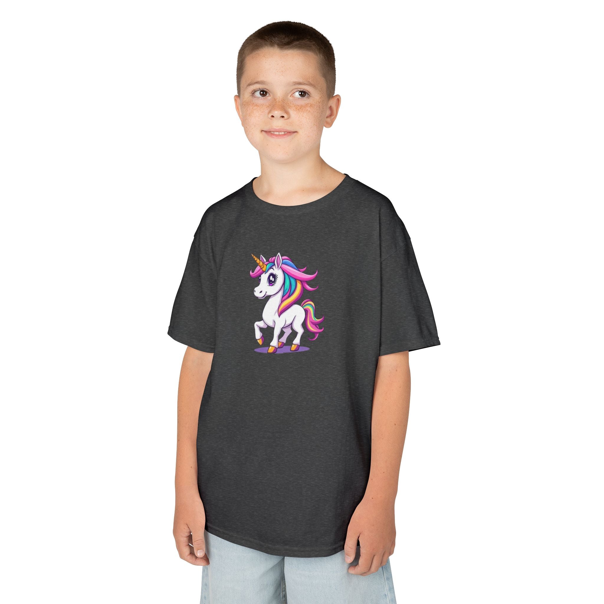 Camiseta de algodón pesado para niños Unicorn Kids