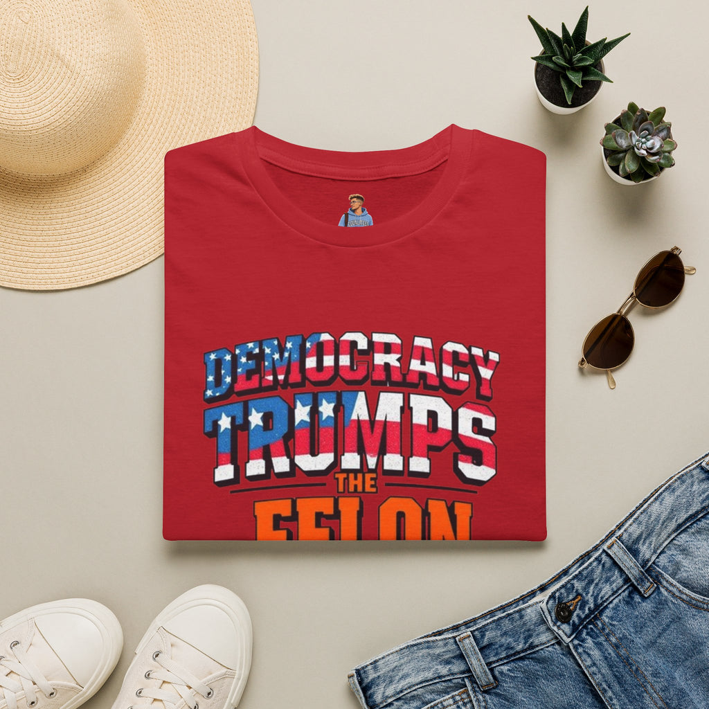 Democracy Trumps the Felon Graphic Tee