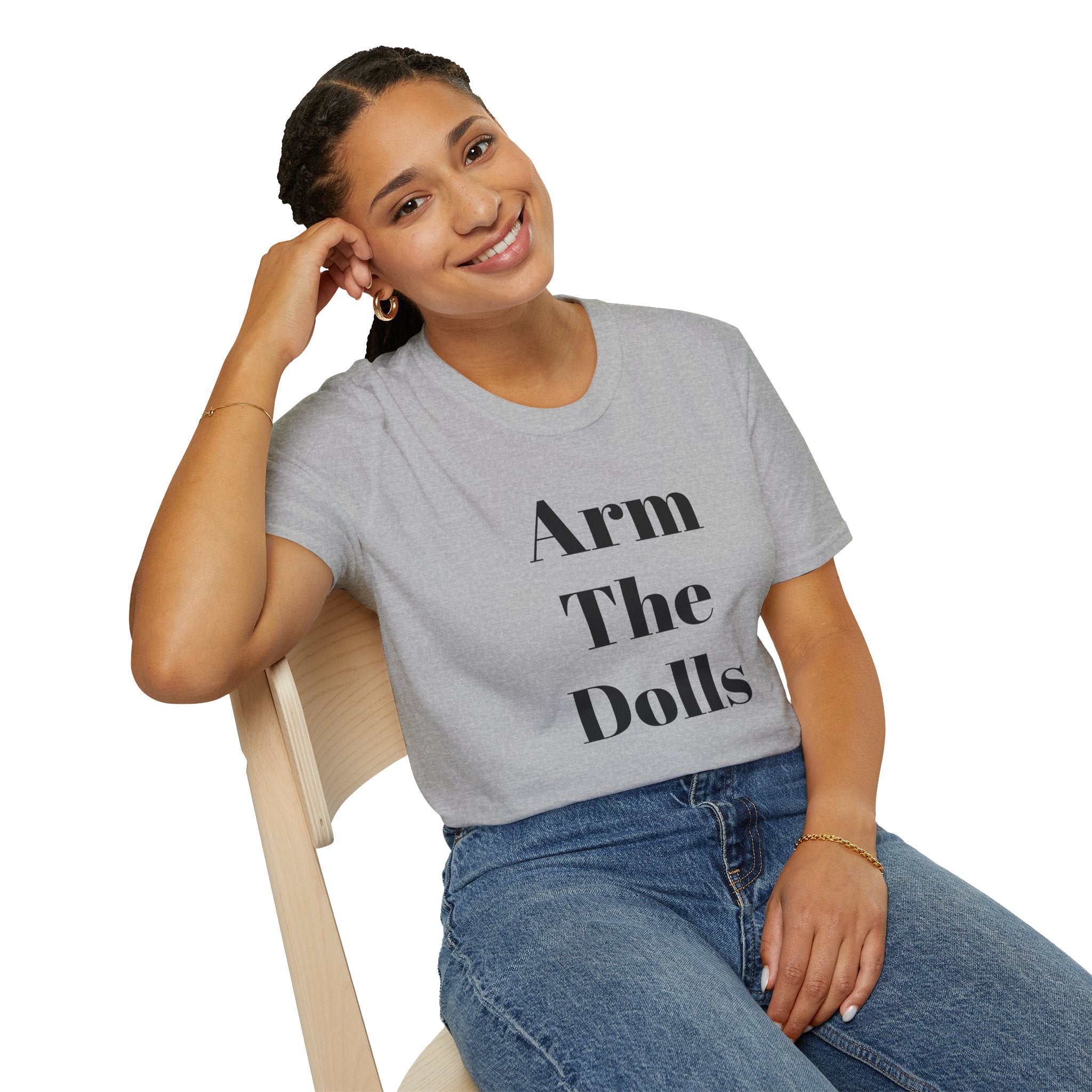 Arm The Dolls — Minimalist Statement T-Shirt