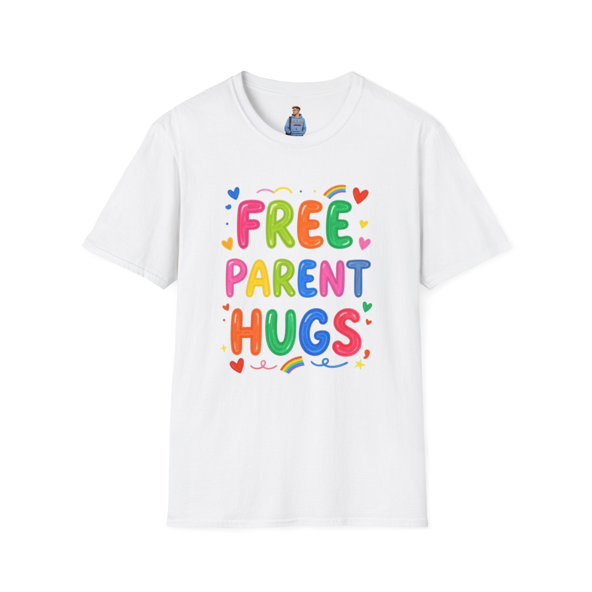 Free Parent Hugs Affirming T-Shirt