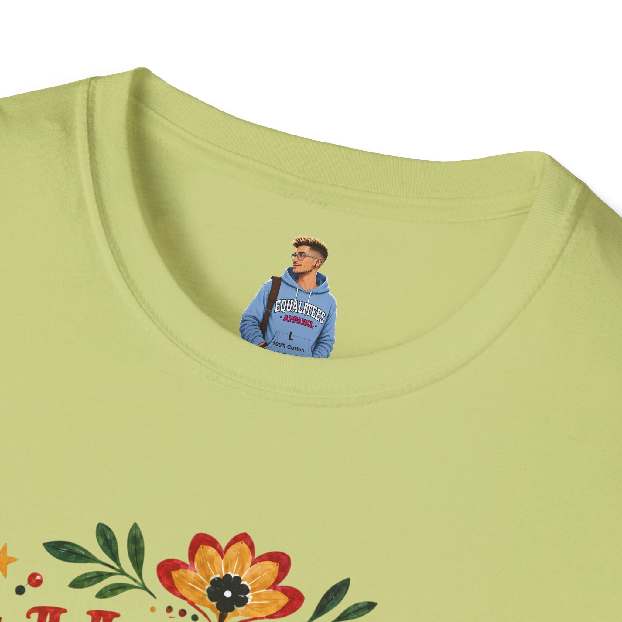 Juneteenth T-Shirt — "Happy Juneteenth" Floral Celebration Tee