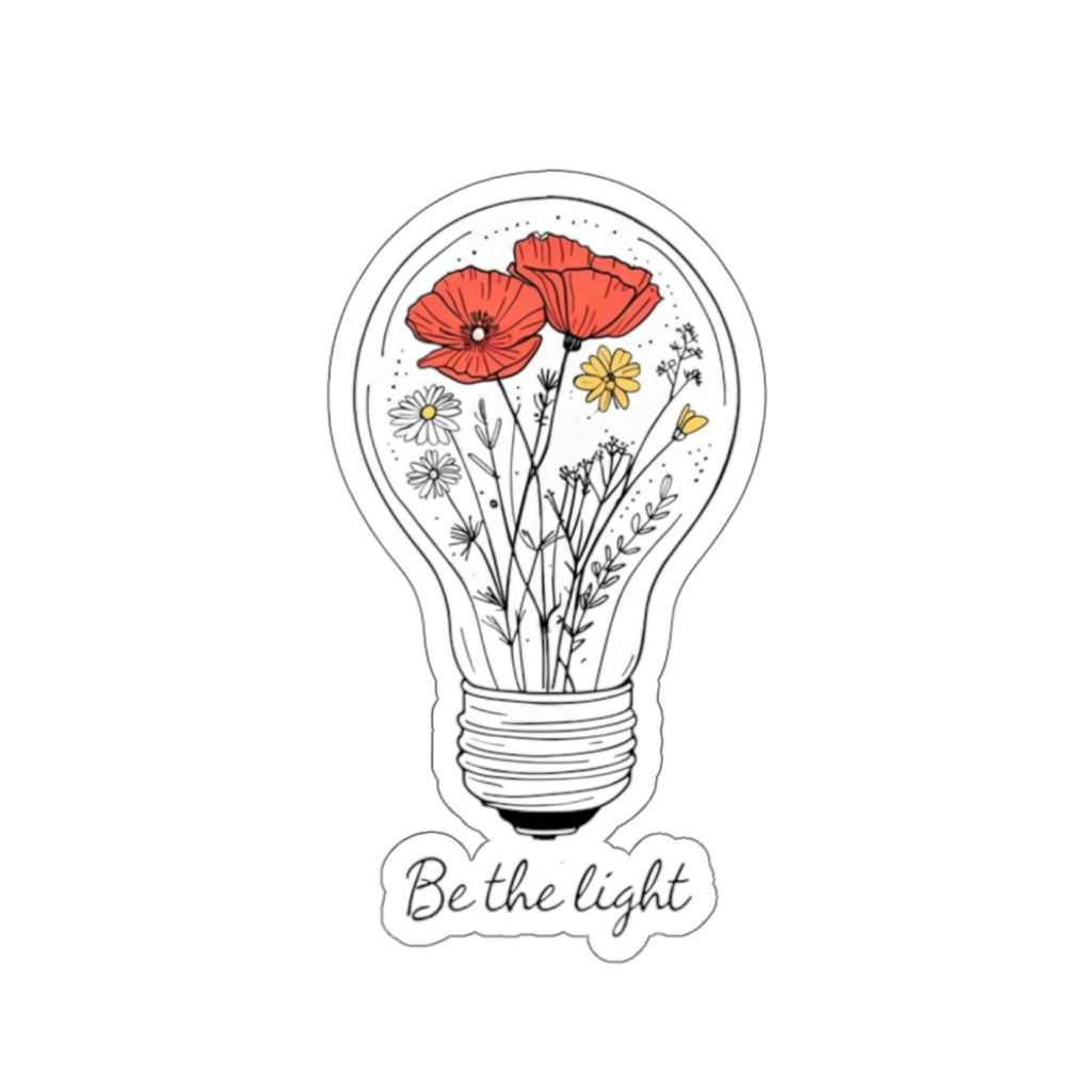 Die-Cut Stickers - Be The Light - EqualiTees.Me