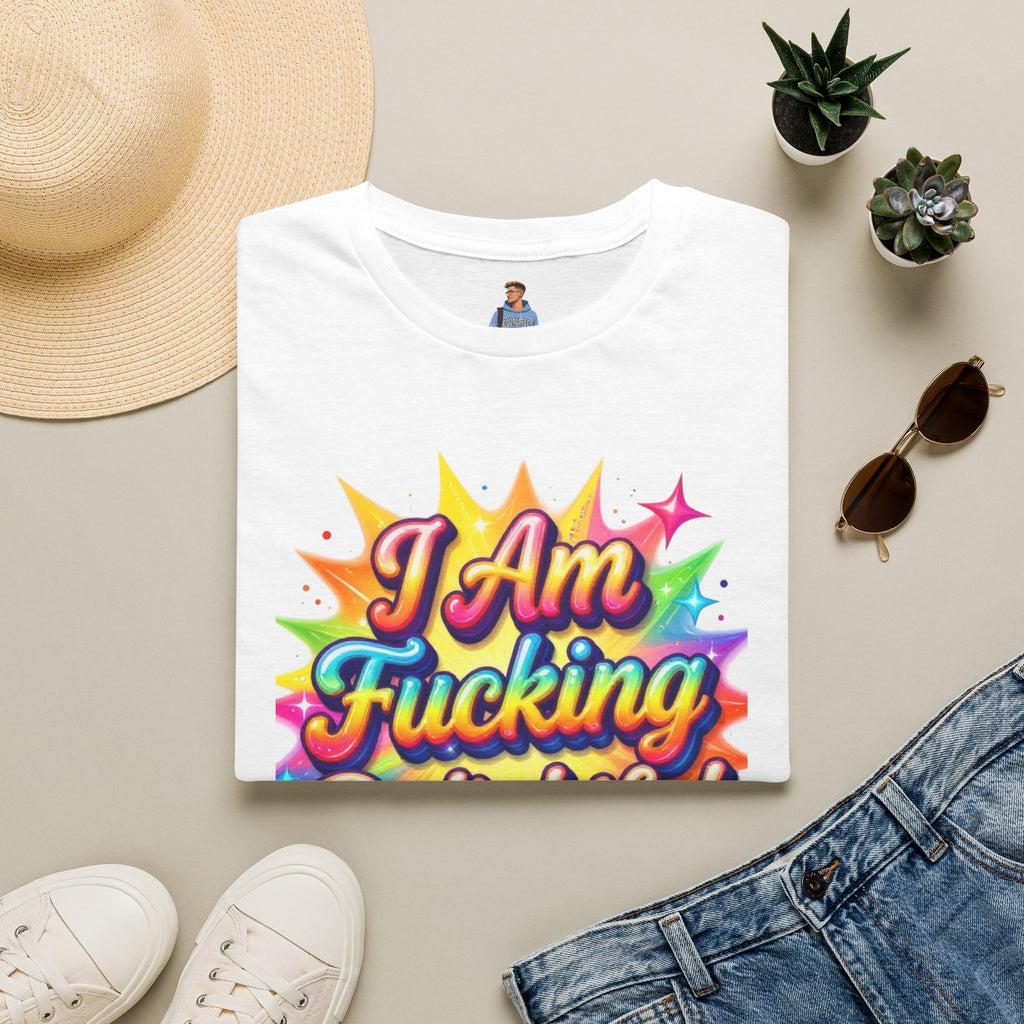 I Am Fucking Delightful T-Shirt - Bold Rainbow Self-Love Graphic Tee