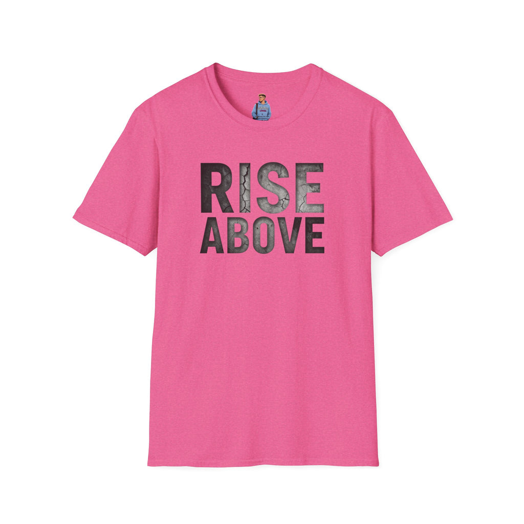 Rise Above Motivational Graphic T-Shirt