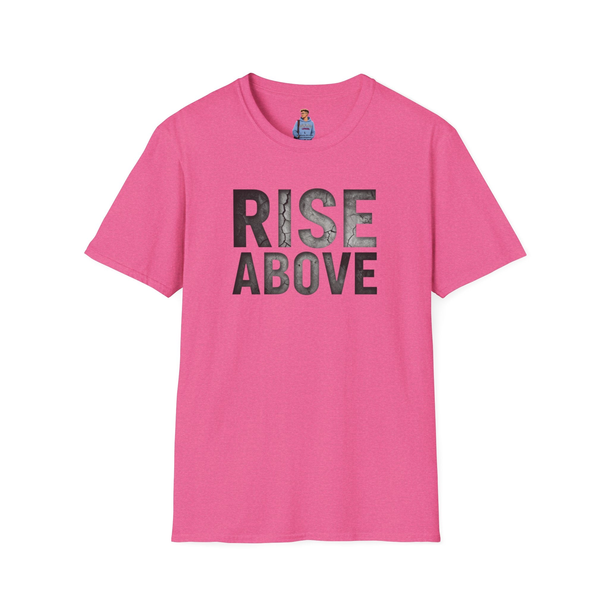 Rise Above Motivational Graphic T-Shirt