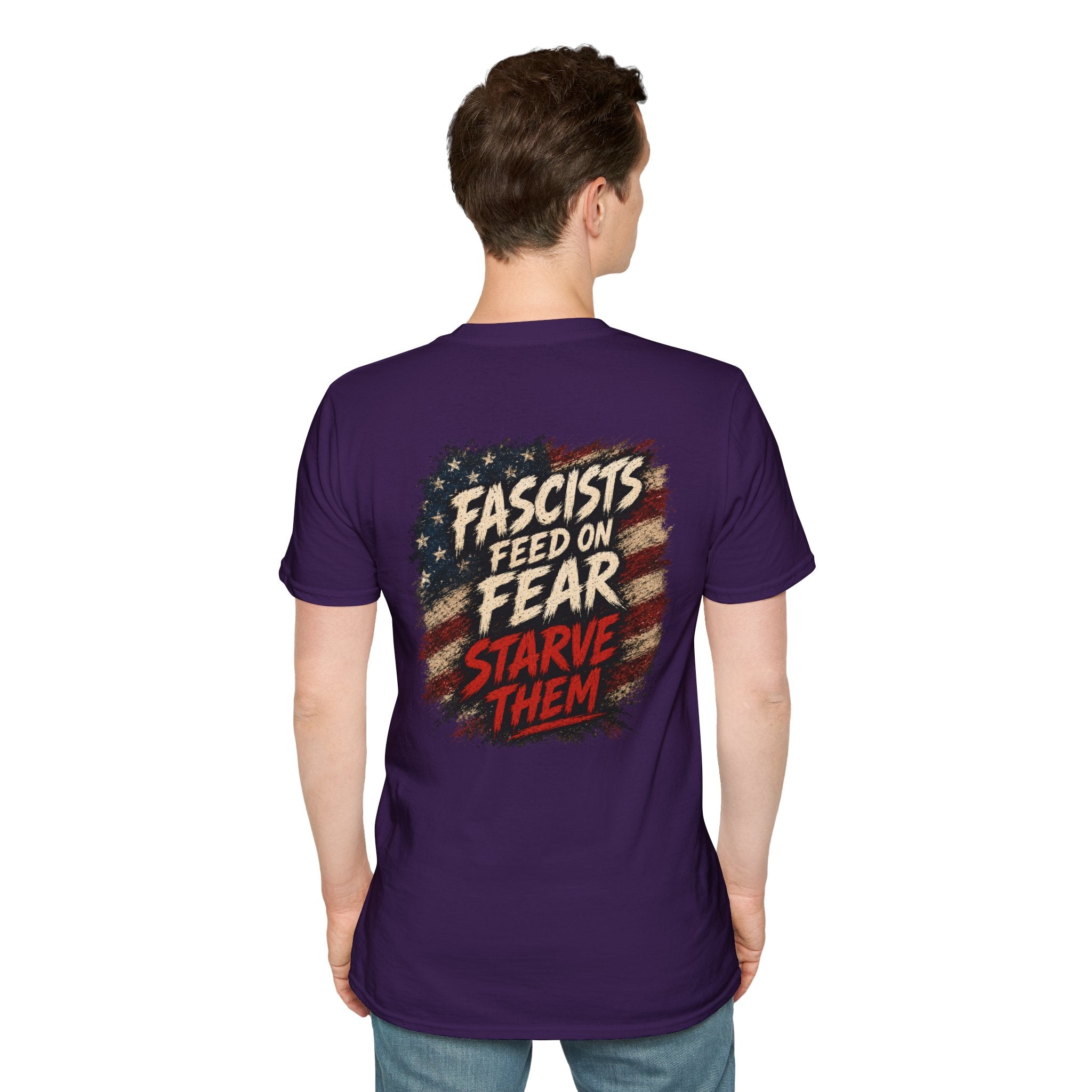 Patriots Don’t Stand For This T-Shirt — Statue of Liberty & Distressed Flag Graphic