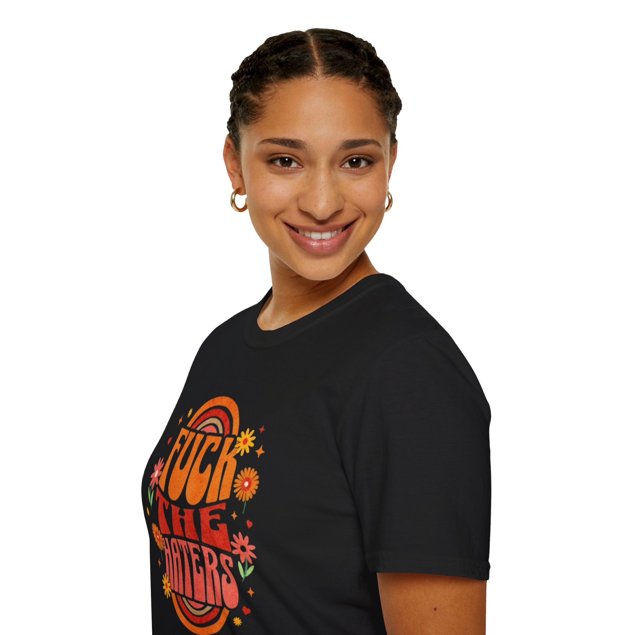 Que se jodan los que odian - Camiseta unisex de estilo suave