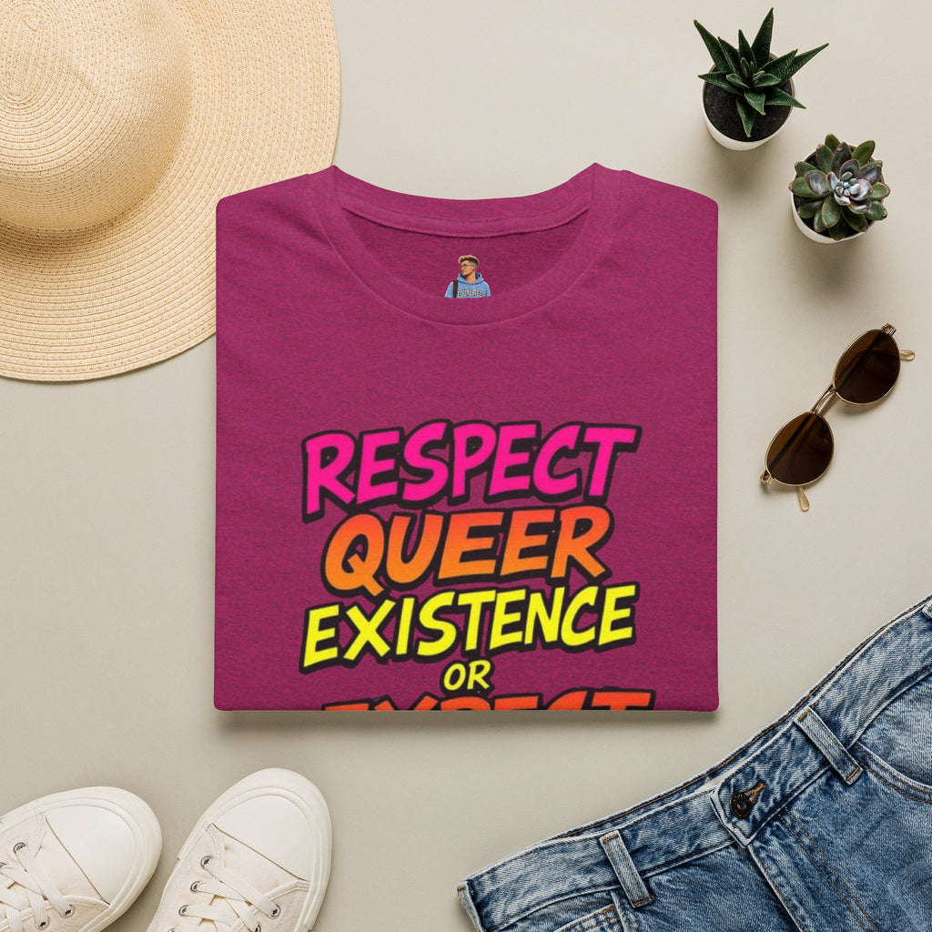 Respect Queer Existence or Expect Queer Resistance T-Shirt