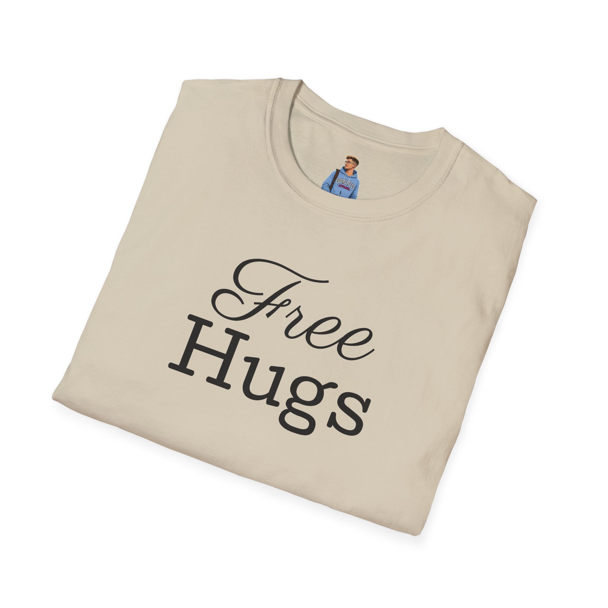 Camiseta unisex de estilo suave con mensaje de apoyo emocional