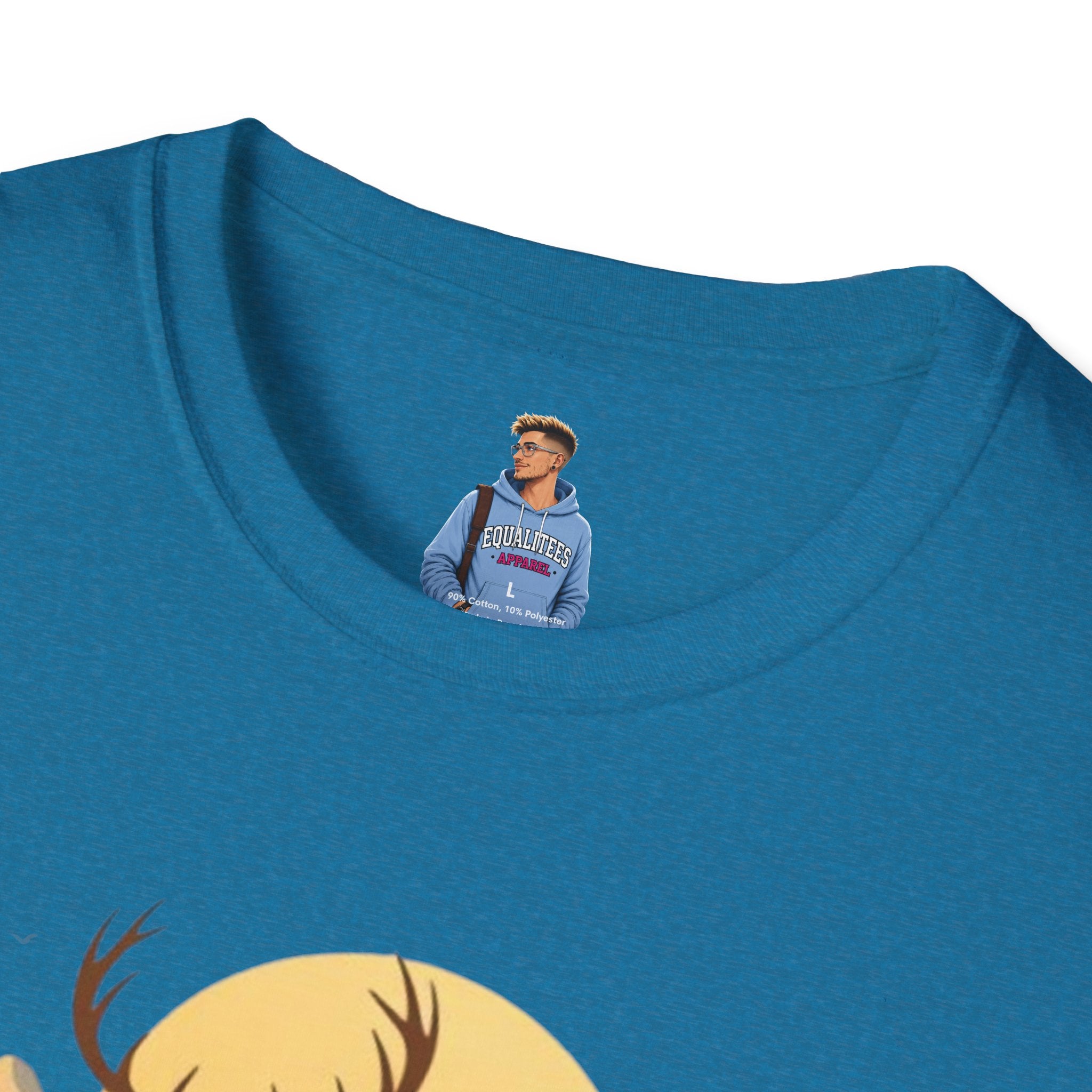 Mountain Sunset Deer Unisex Softstyle T-Shirt