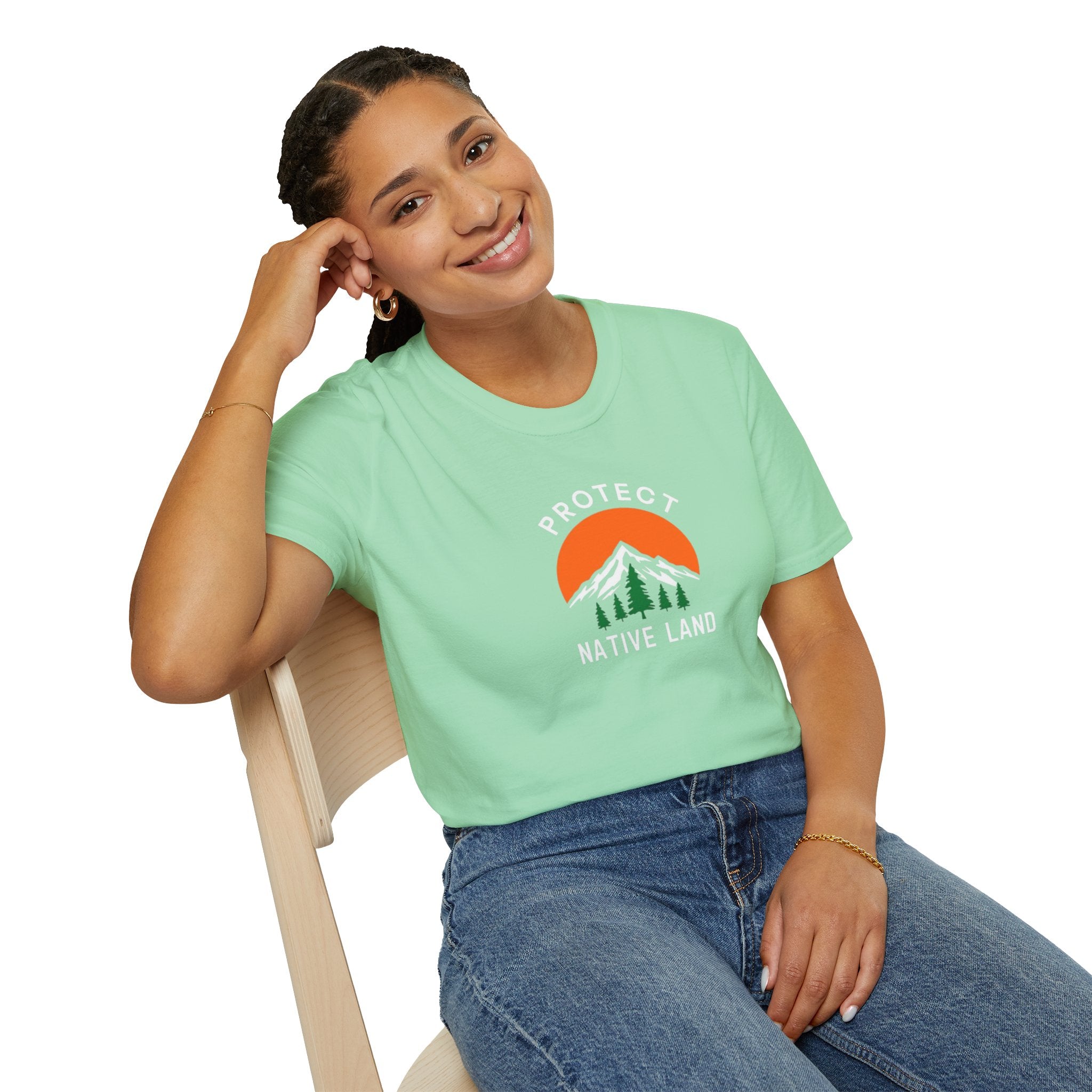 Protect Native Land Softstyle Unisex T-shirt