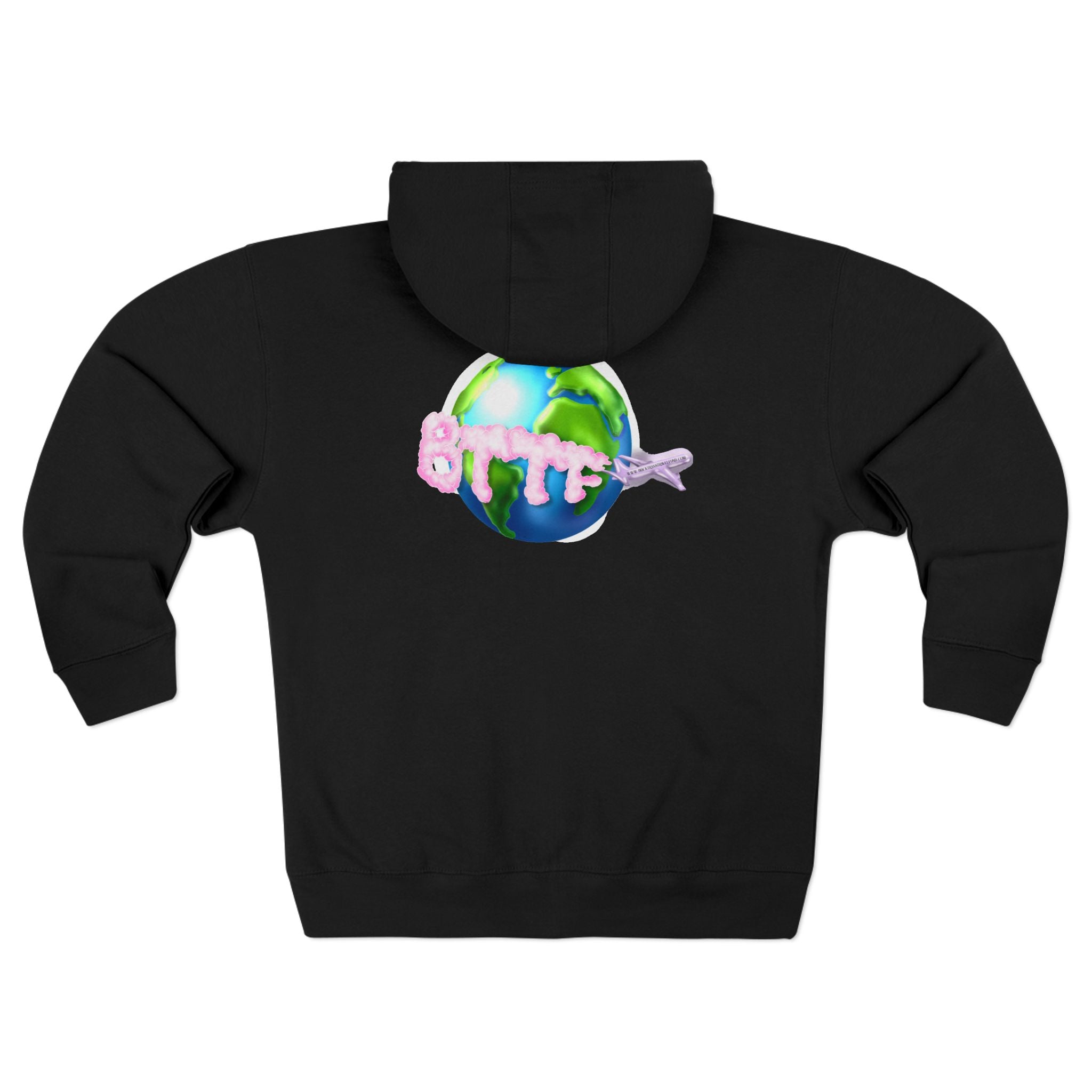 BTTF - Black Trans Travel Fund Unisex Zip-Up Hoodie