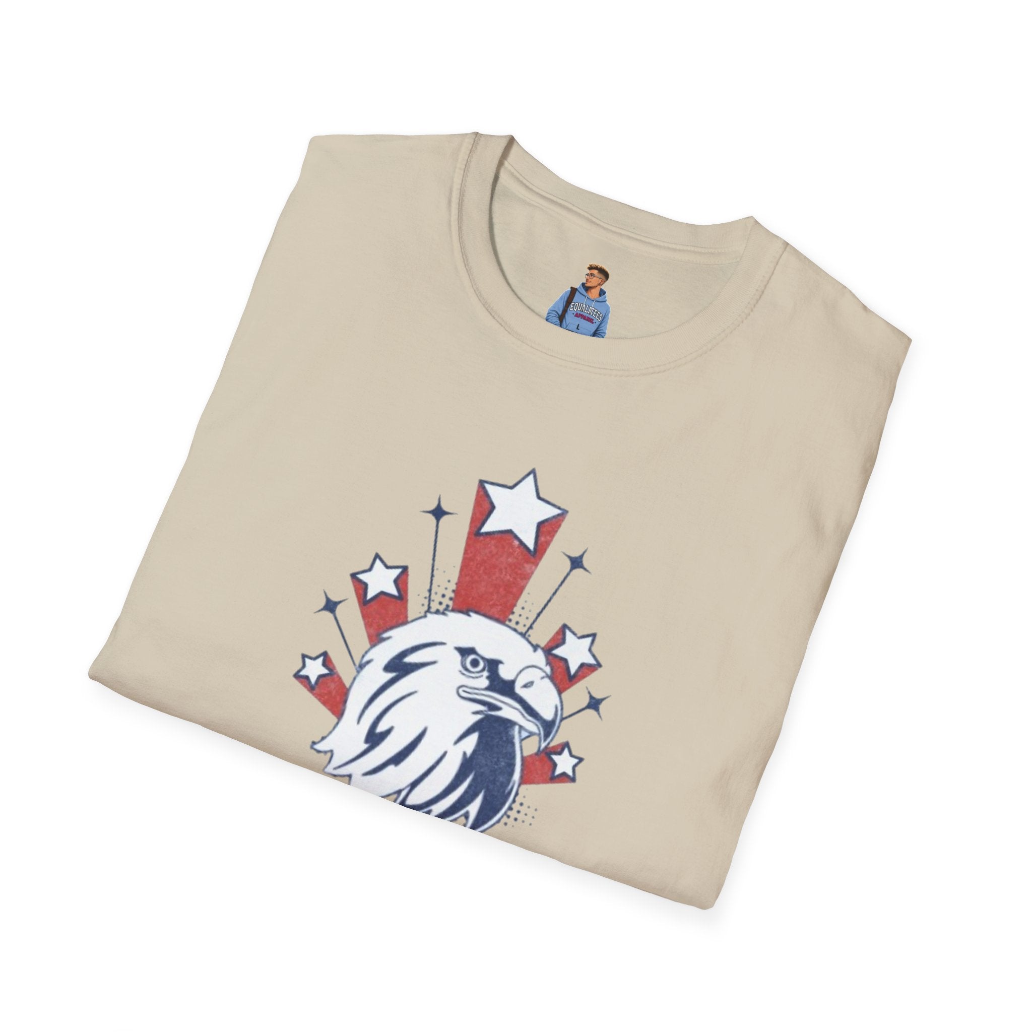 Americans Against MAGA Red Patriots Unisex Softstyle T-Shirt