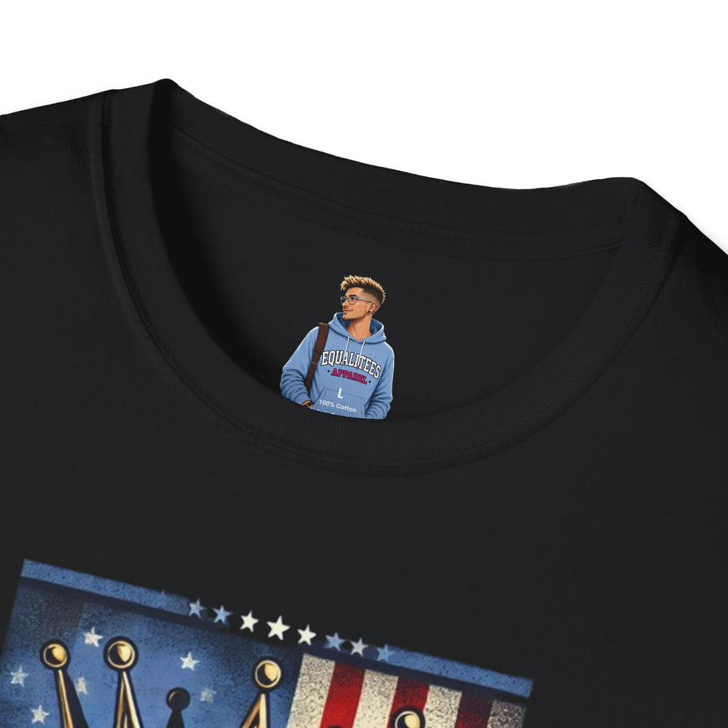 No Kings in America-Democracy Matters  Unisex Softstyle T-Shirt