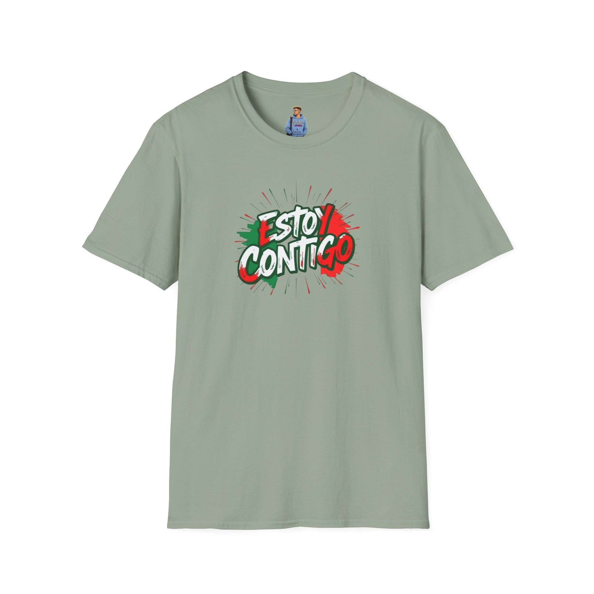 Immigrants Make America Great T-Shirt Estoy Contigo (I Am With You) Unisex Softstyle T-Shirt Classic Protest Tee