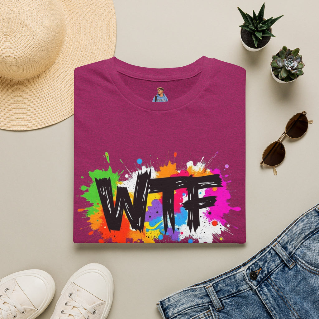 Bold Rainbow WTF Color Splash T-Shirt