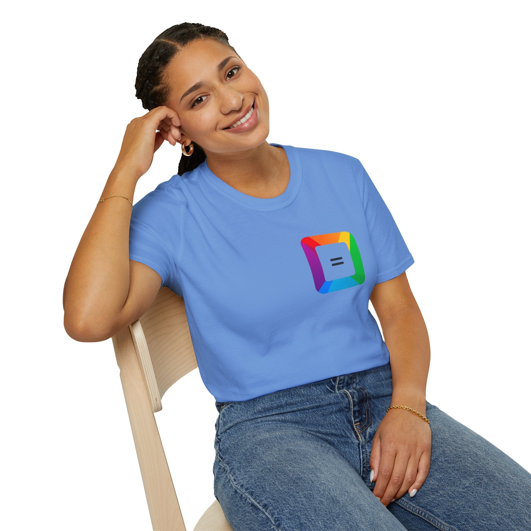 Pride-Theme Unisex Softstyle T-Shirt - "True freedom is Equality for ALL"