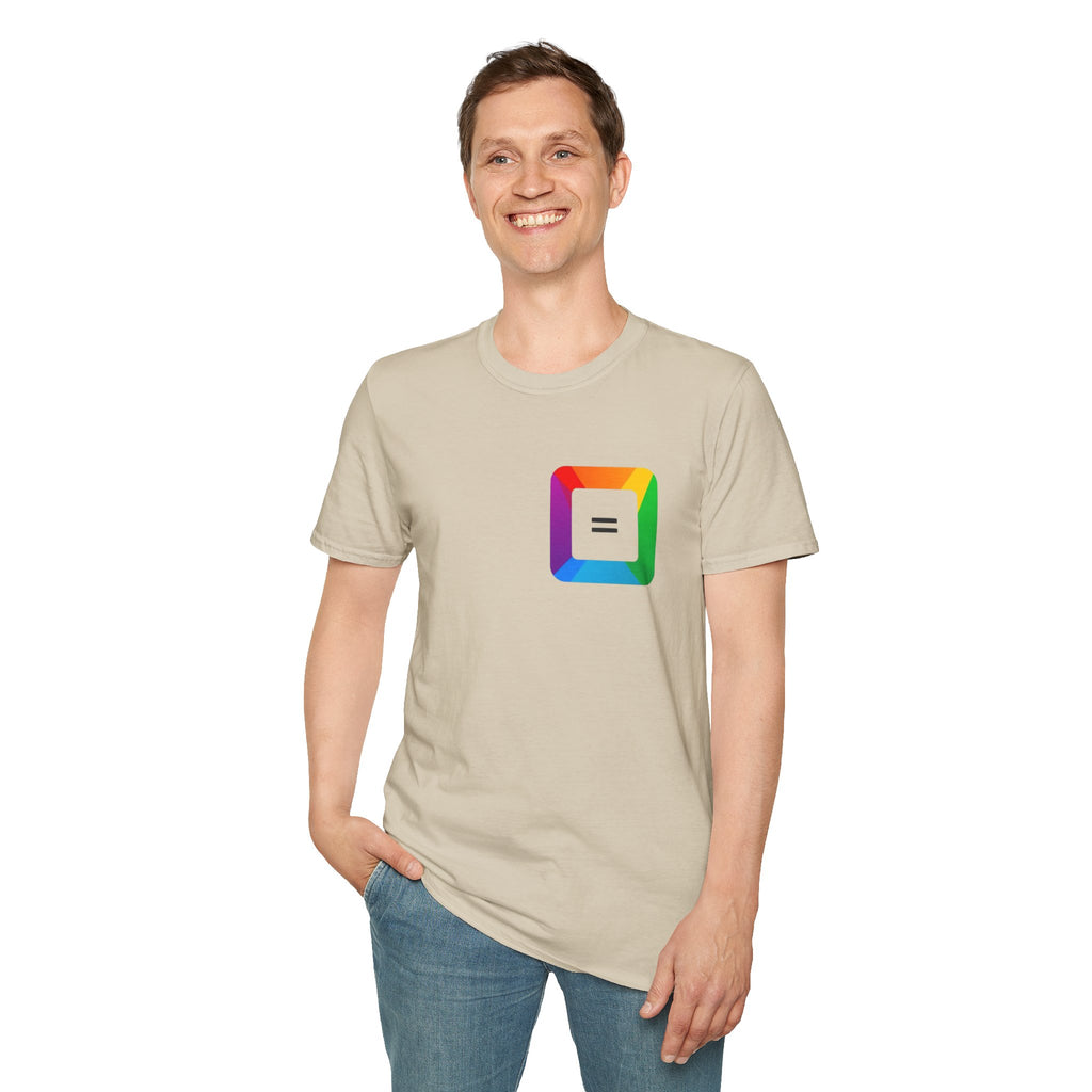 Pride-Theme Unisex Softstyle T-Shirt - "True freedom is Equality for ALL"