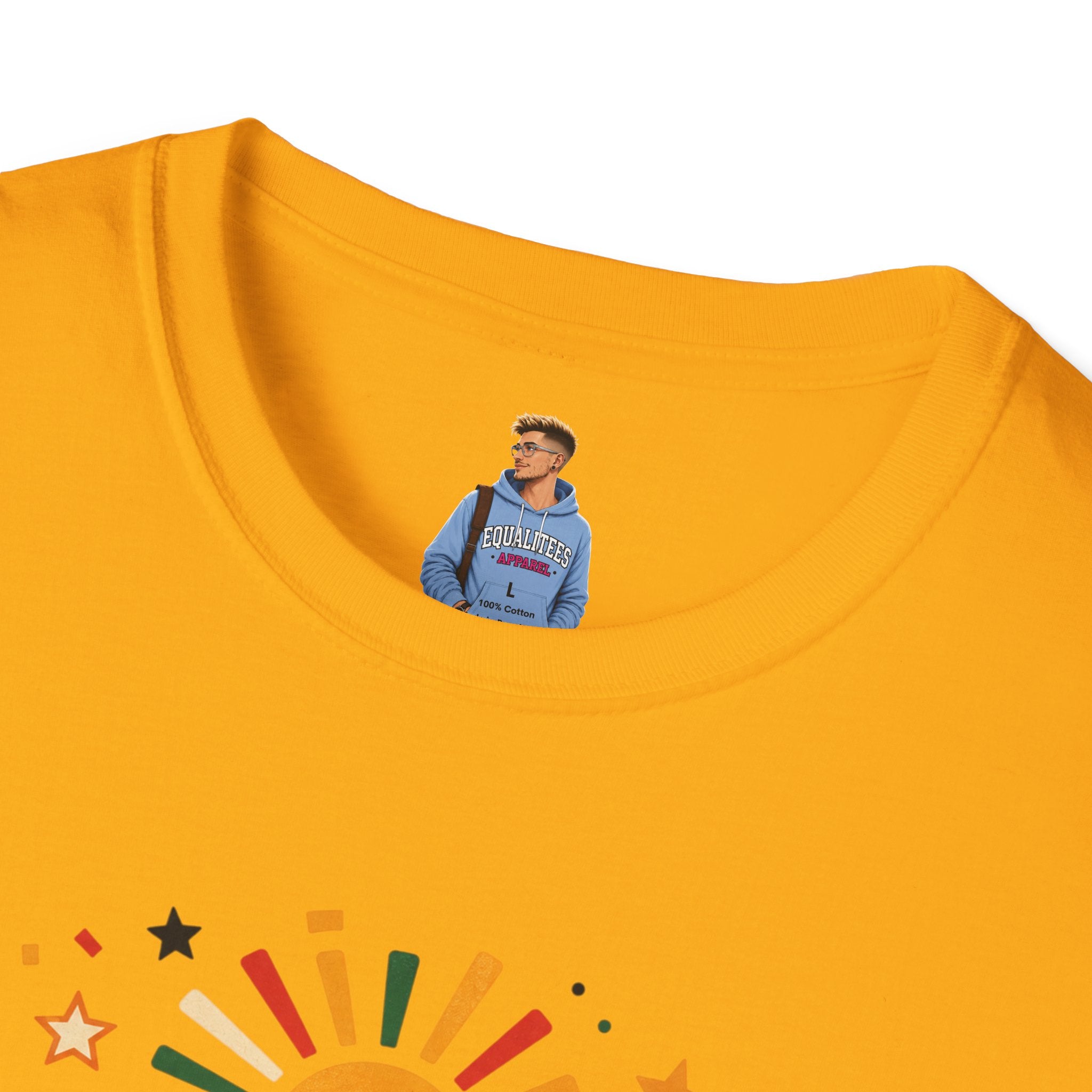Juneteenth T-Shirt - "Happy Juneteenth" Retro Celebration Tee