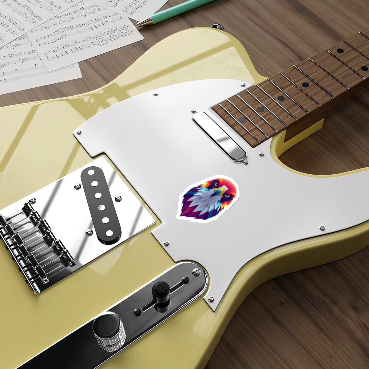 Rainbow Falcon Pride Die-Cut Sticker