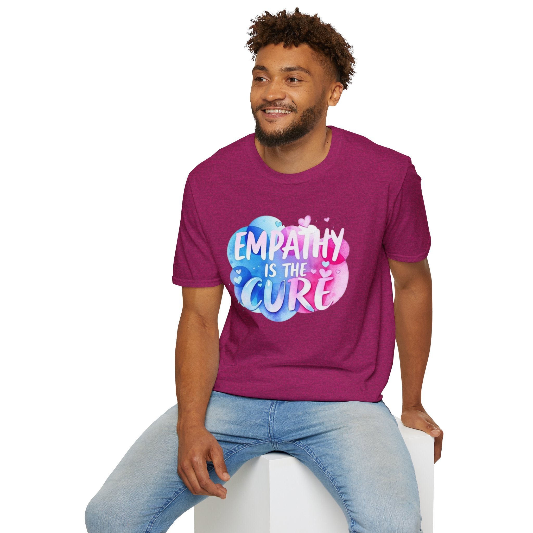 Empathy is the Cure Unisex Softstyle T-Shirt - Comfortable and Inspirational Tee for Everyday Wear
