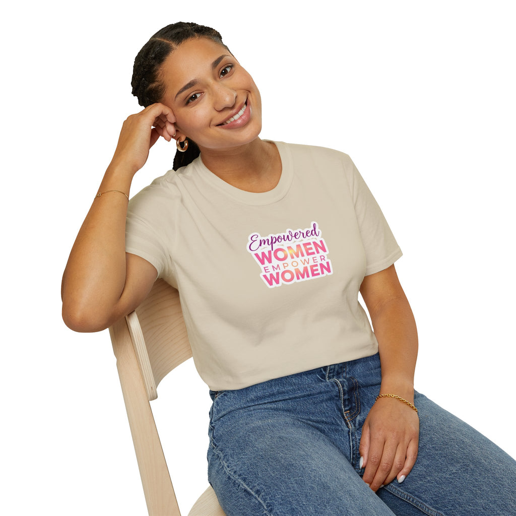 Empowered Women T-Shirt | Unisex Softstyle Tee for Women’s Empowerment