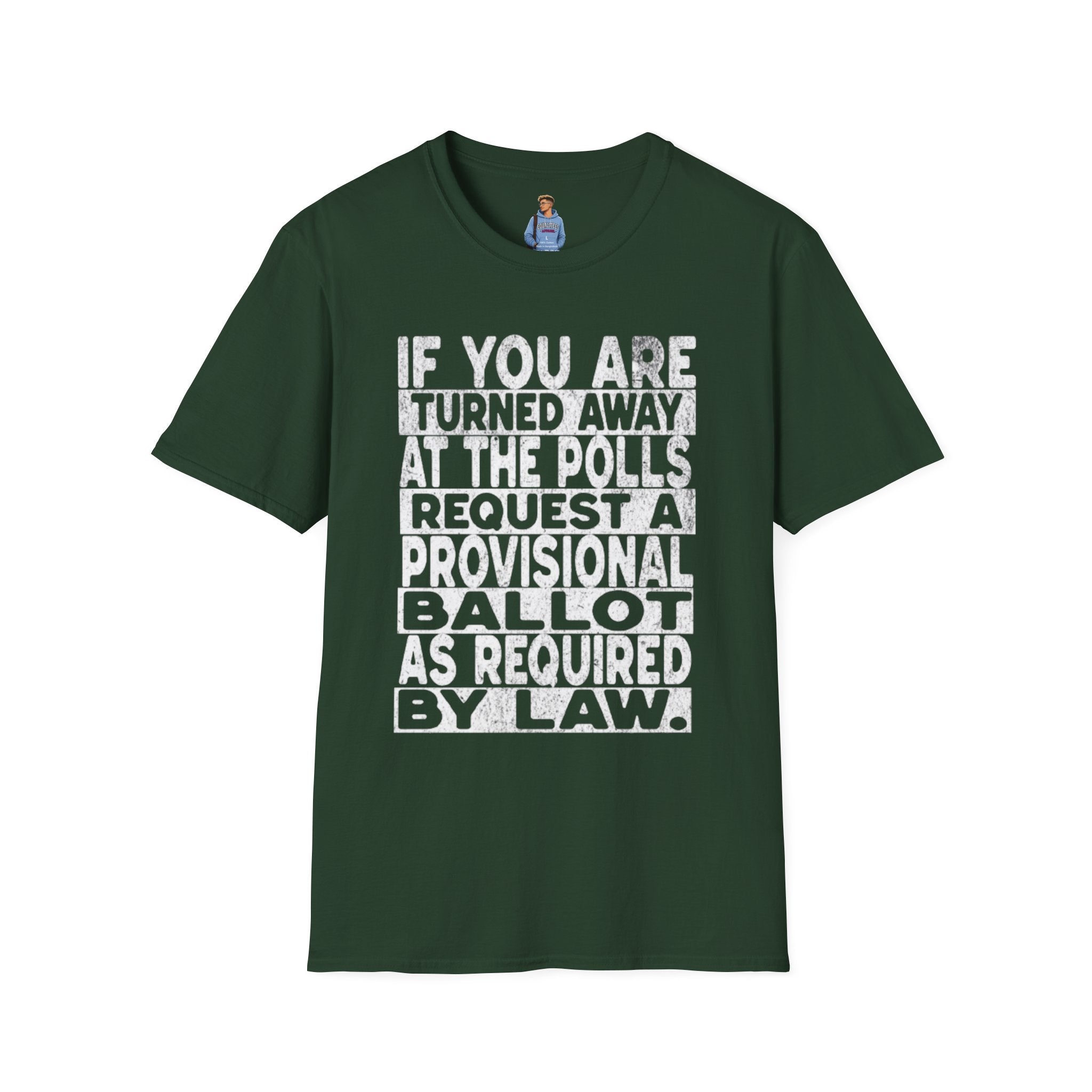 Know Your Rights Voter English T-Shirt