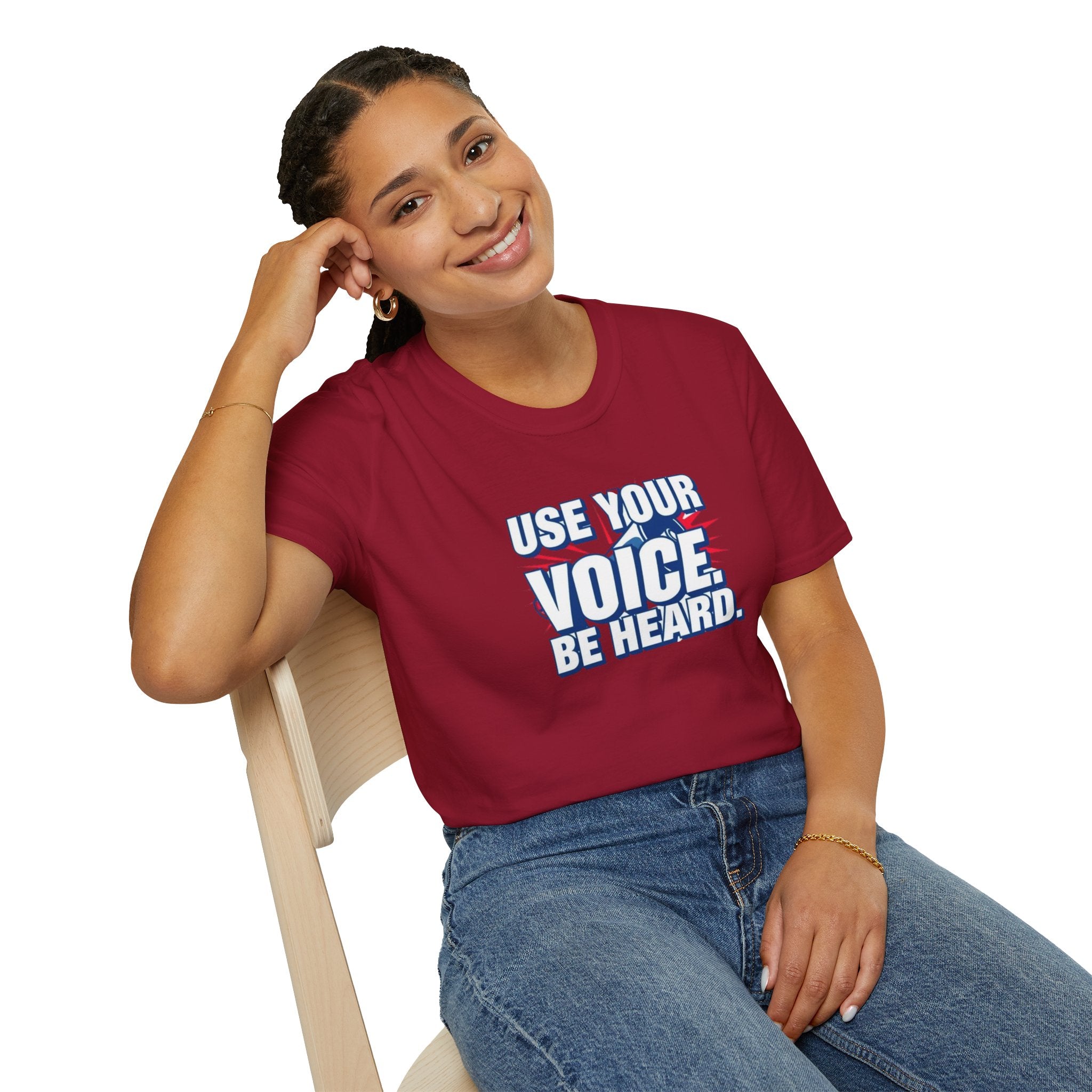 Camiseta de empoderamiento: usa tu voz y hazte escuchar