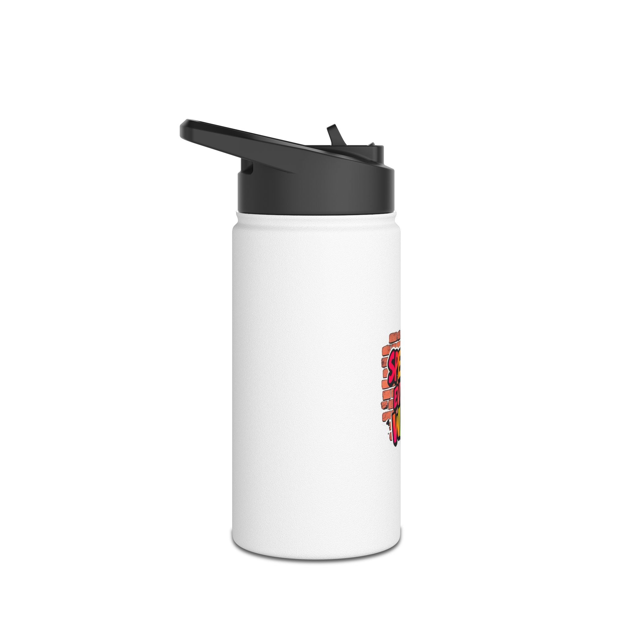 Teaching While Queer Stainless Steel Water Bottle - Perfect for Educators and Allies - EqualiTees.Me