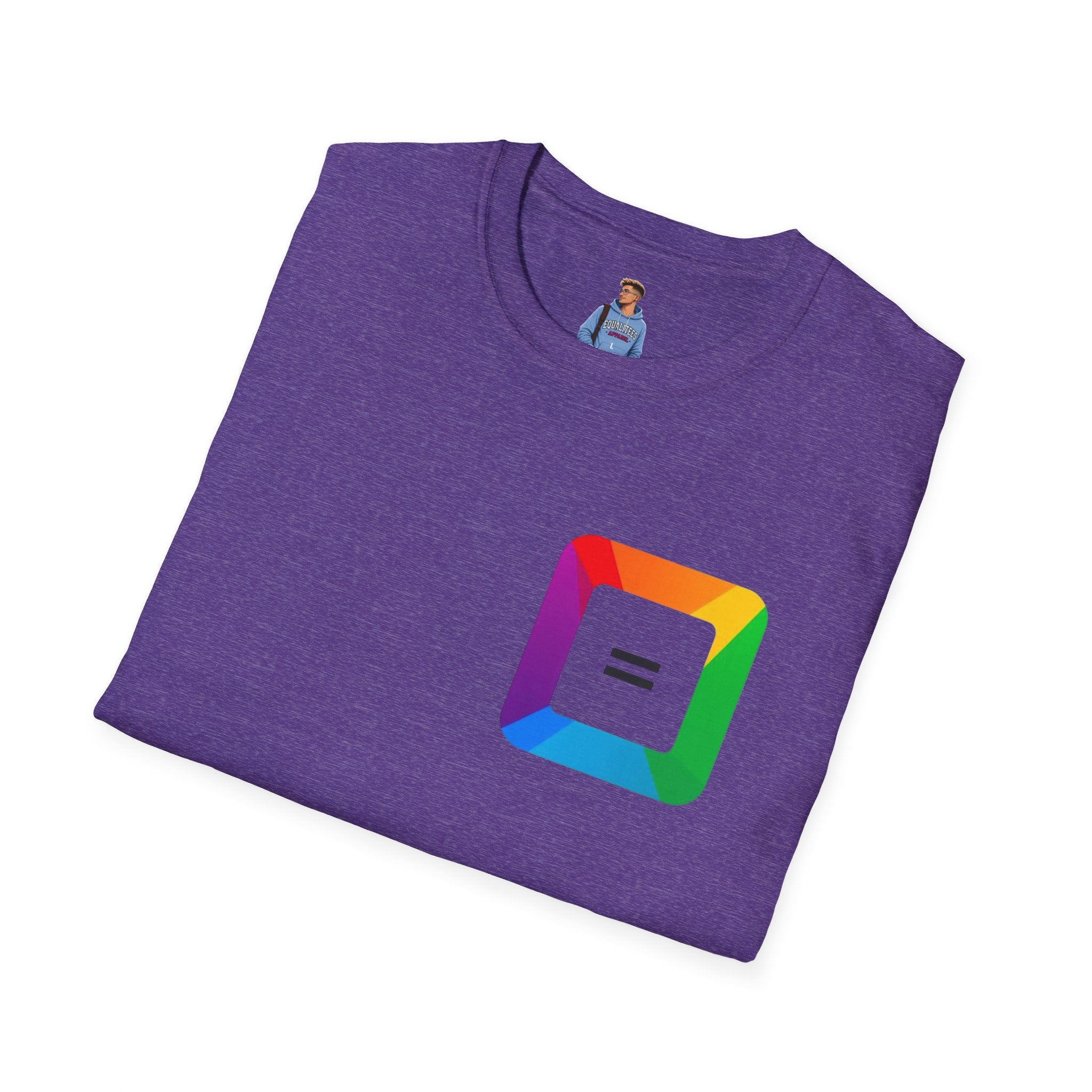 Pride-Theme Unisex Softstyle T-Shirt - "True freedom is Equality for ALL"