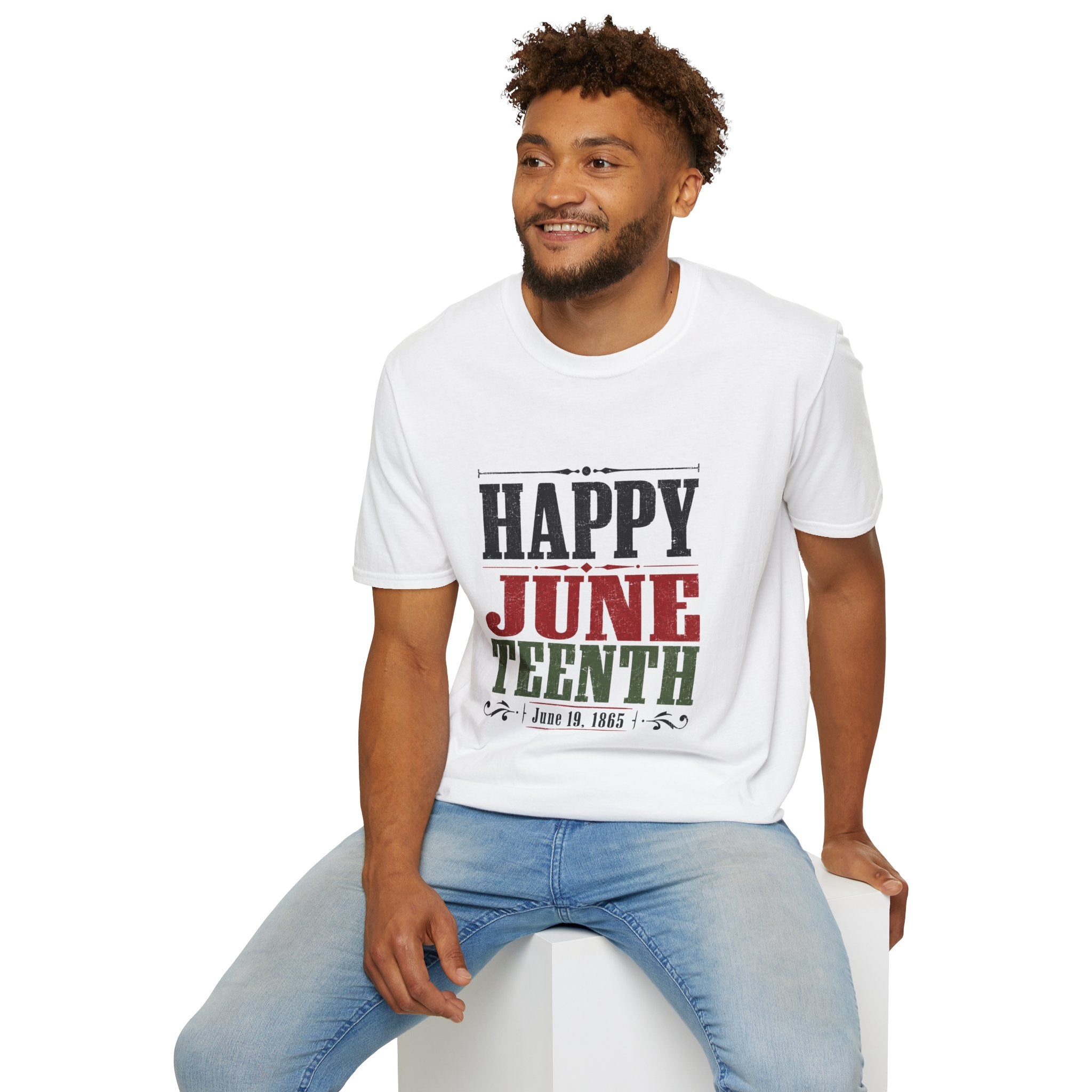 Juneteenth T-Shirt — "Happy Juneteenth" Celebration Tee